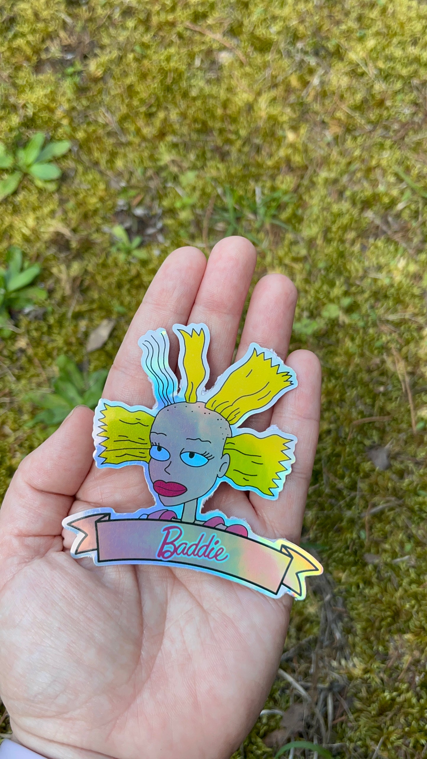 Baddie Cynthia Holographic Sticker