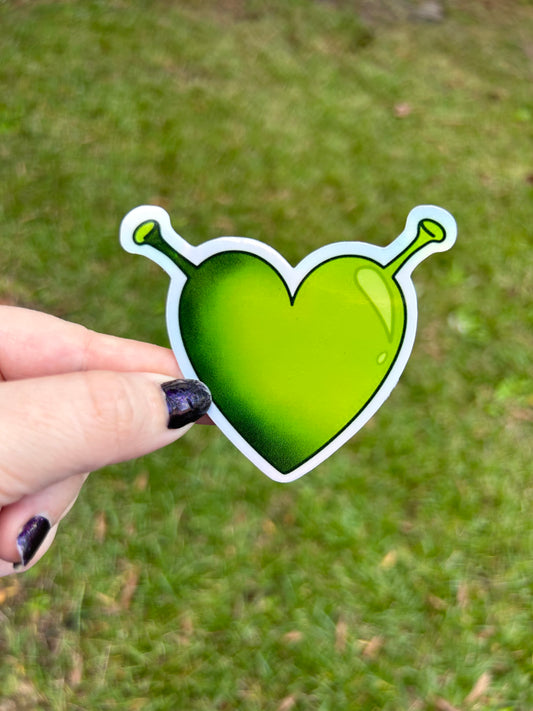 Ogre Heart Holographic Sticker