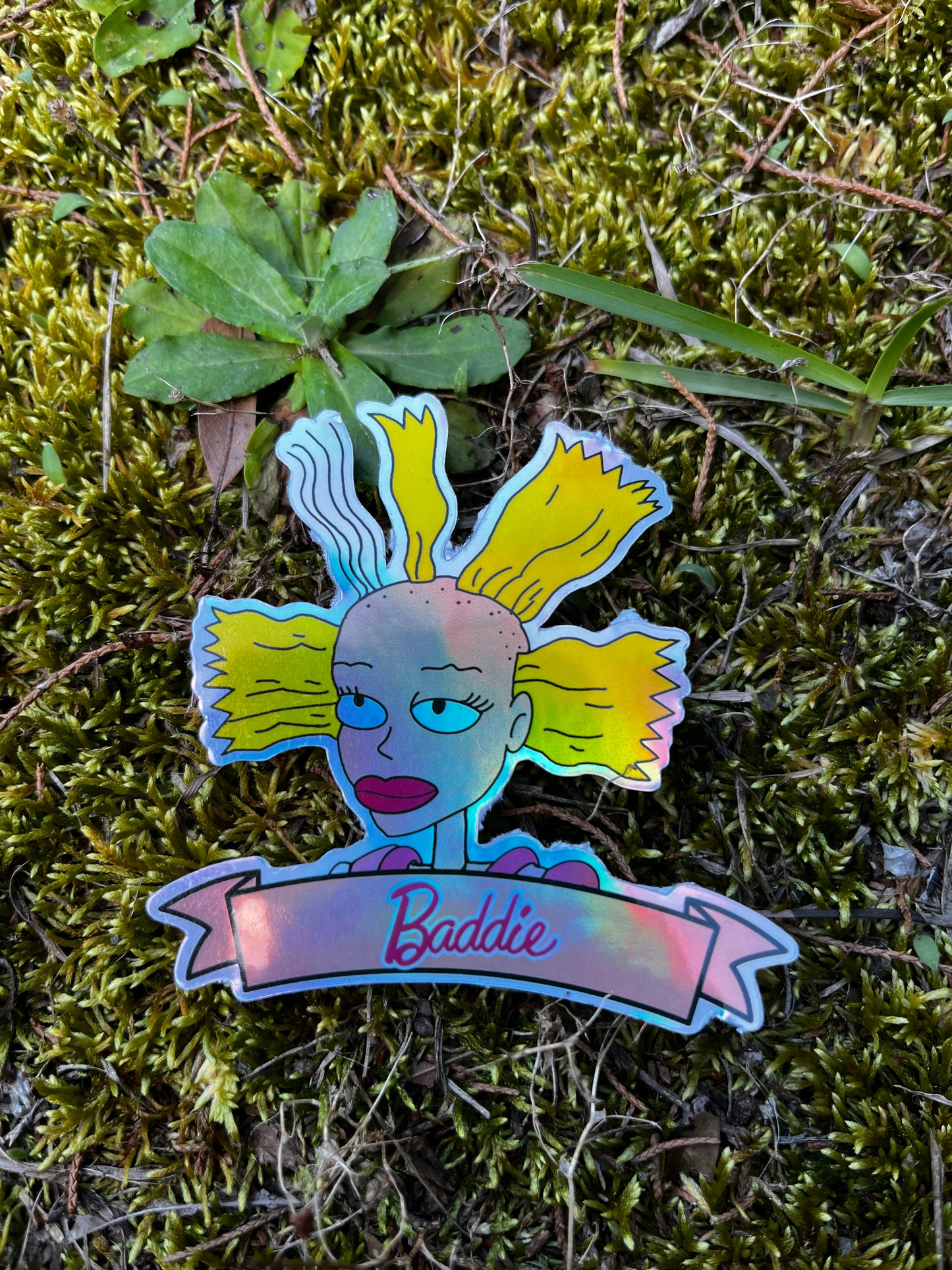 Baddie Cynthia Holographic Sticker