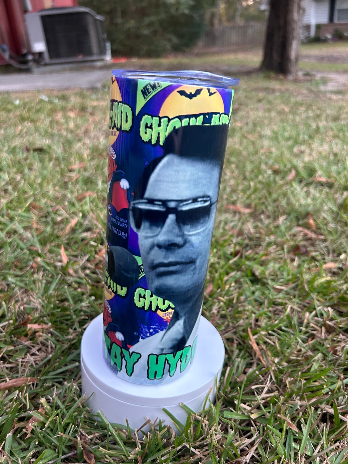 Jim Jones Stay Hydrated Ghoul-aid Tumbler