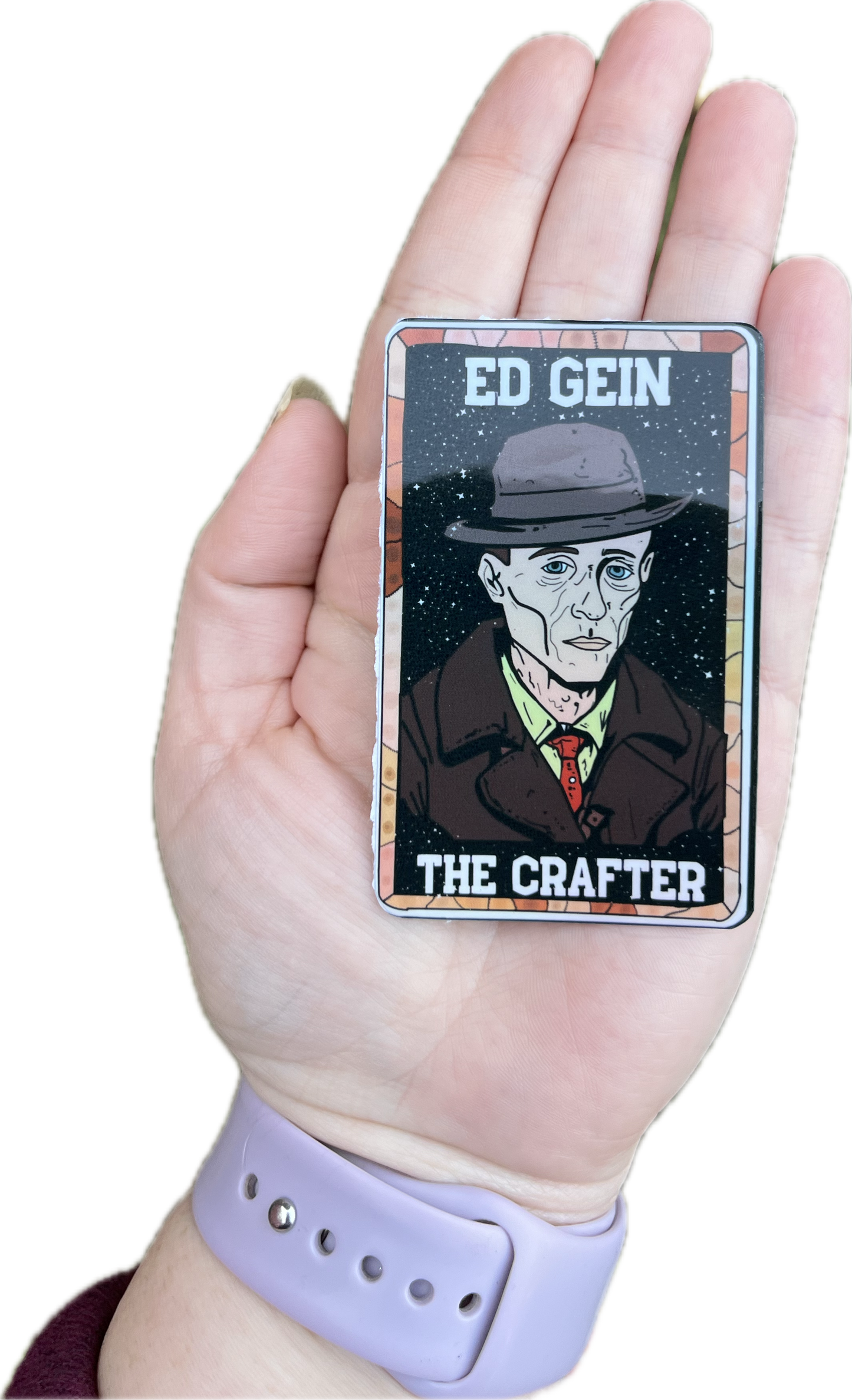 The Crafter Tarot Card Holographic Sticker