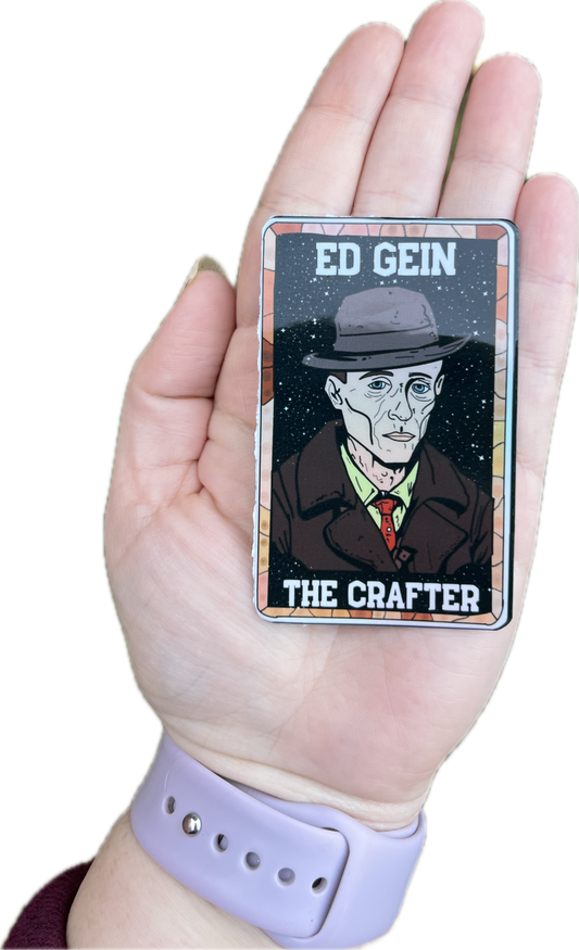 The Crafter Tarot Card Holographic Sticker