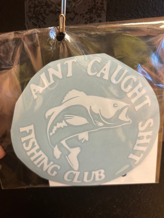 Fishing Club Vinyl Decal