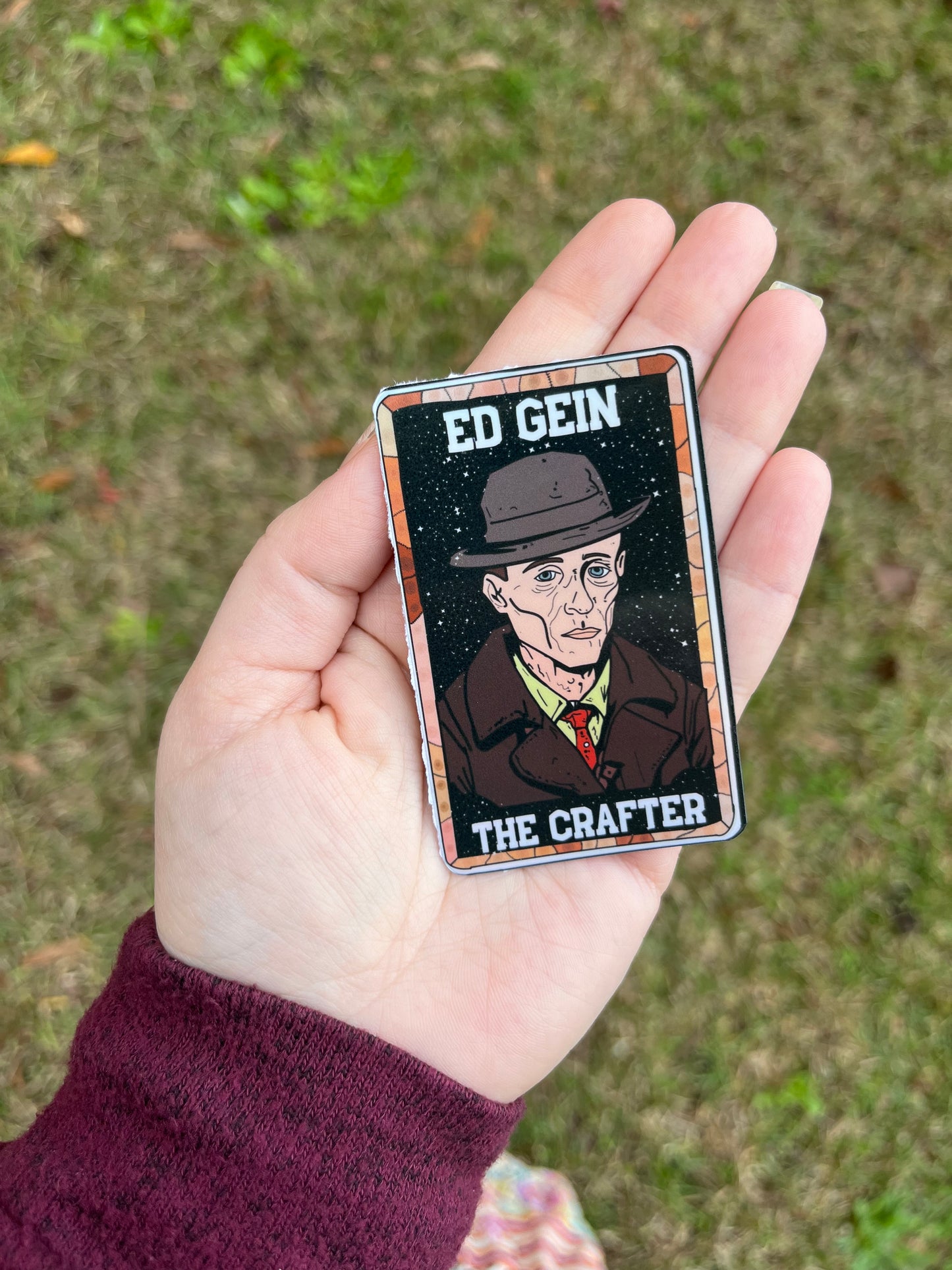 The Crafter Tarot Card Holographic Sticker