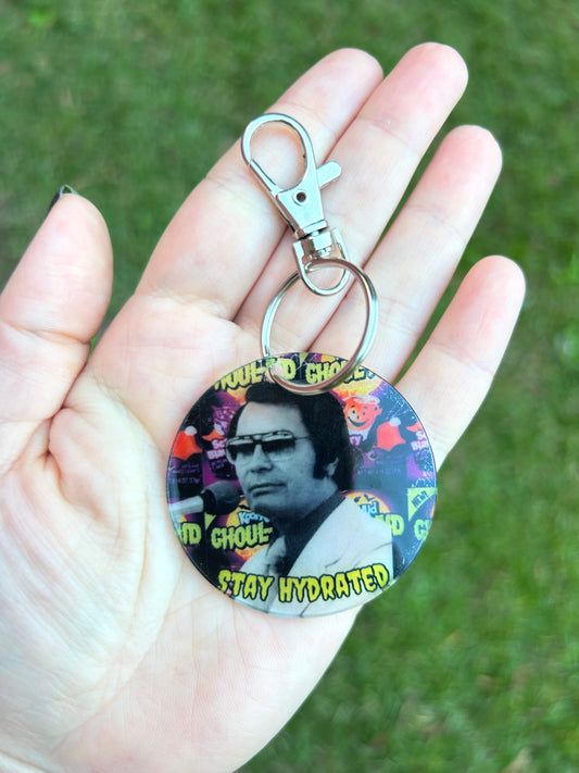 Stay Hydrated Jim Jones Ghoul-aid Keychain