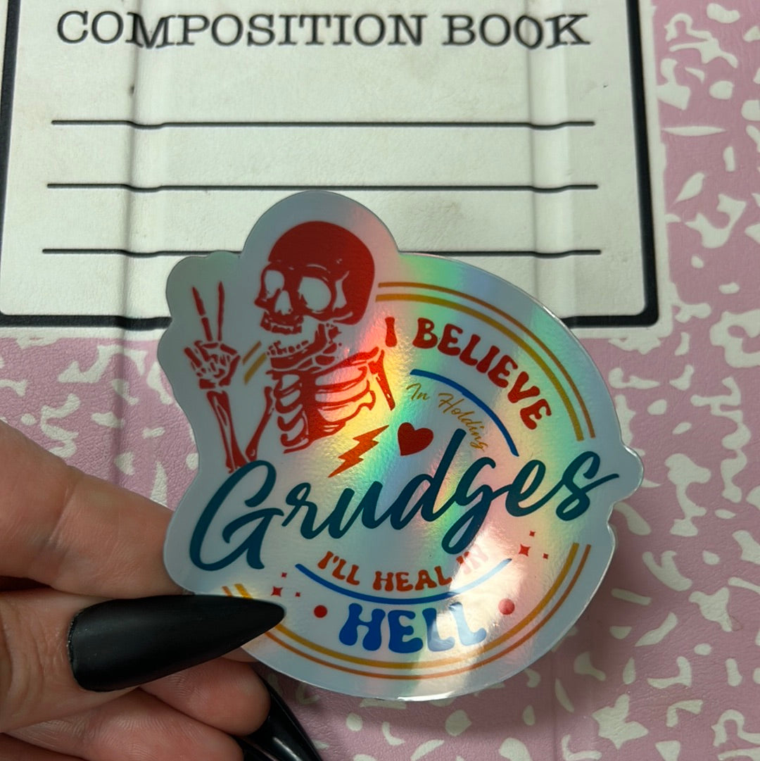 Grudges Holographic Sticker