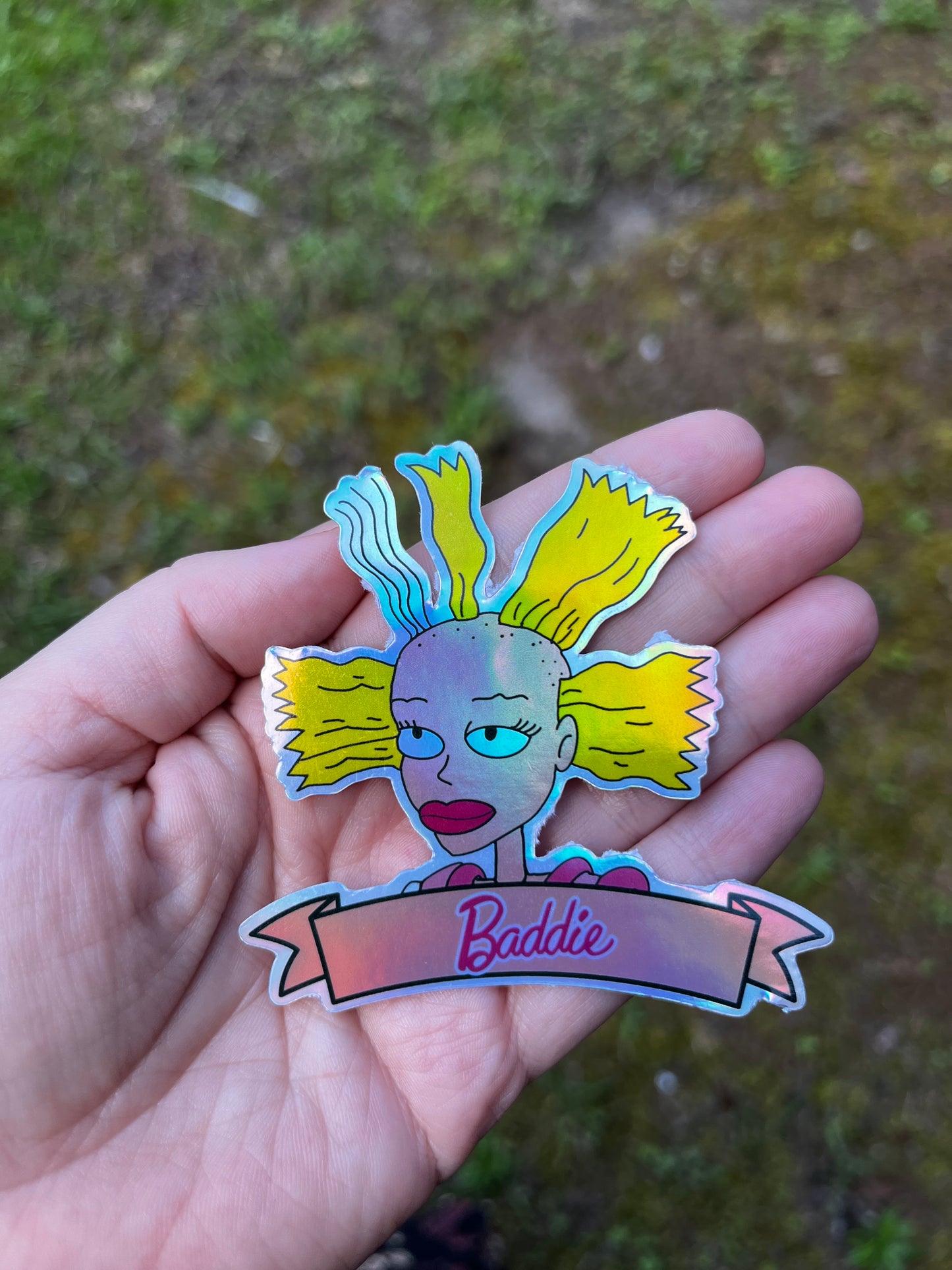 Baddie Cynthia Holographic Sticker