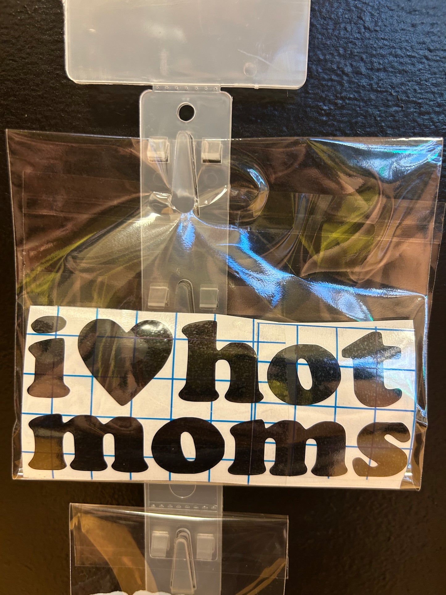 I Love Hot Moms Vinyl Decal