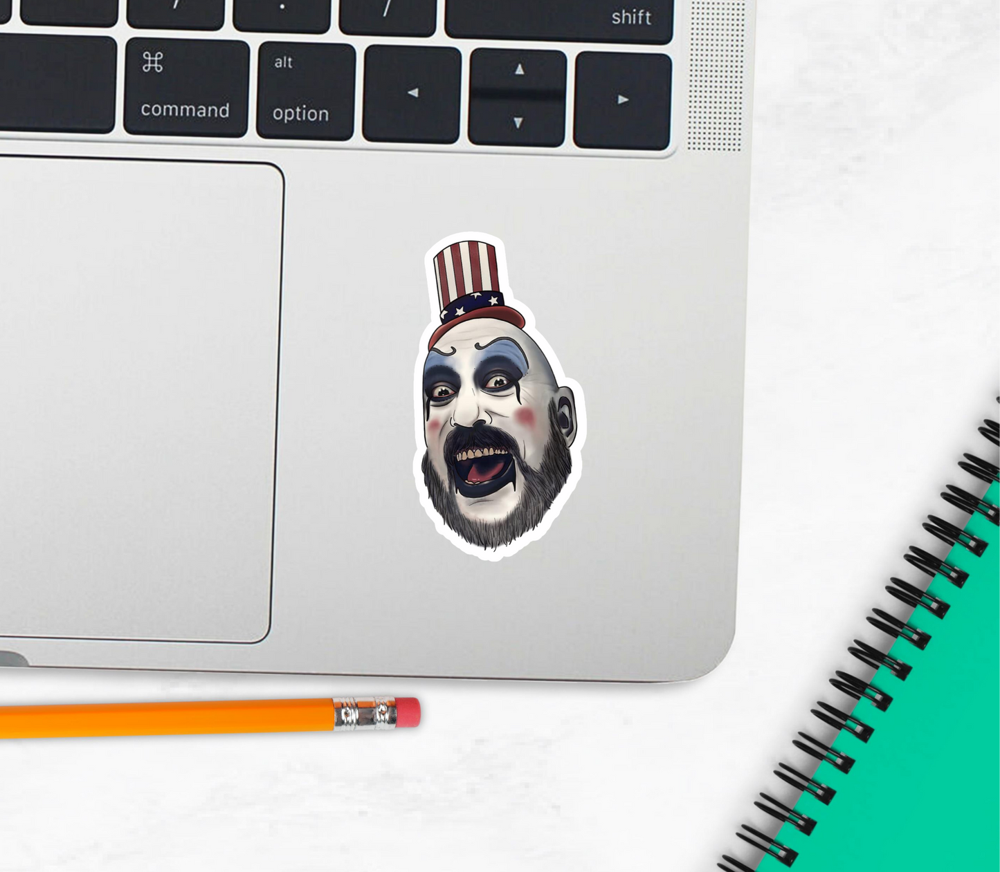 Rejects Clown Holographic Sticker