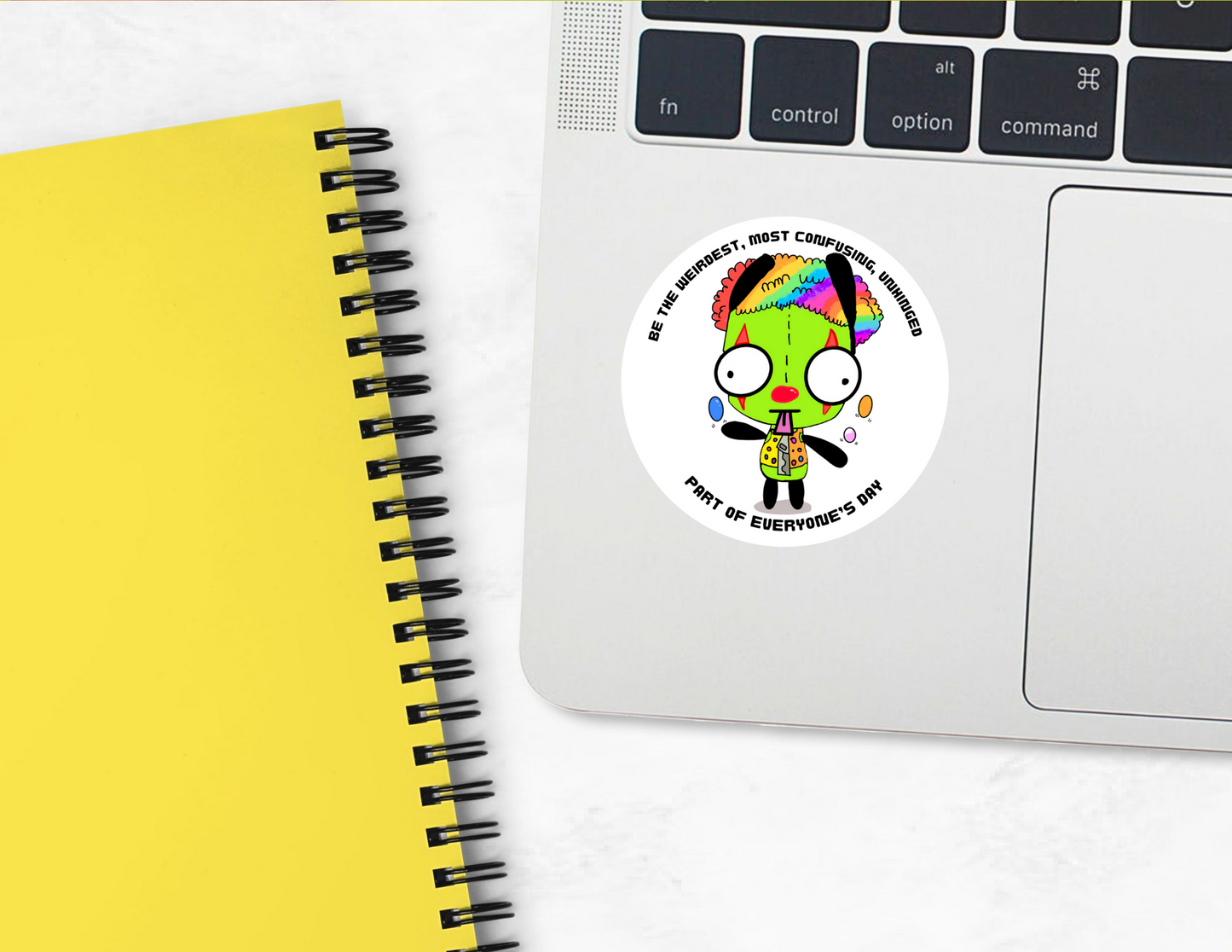 Be Weird Gir Holographic Sticker