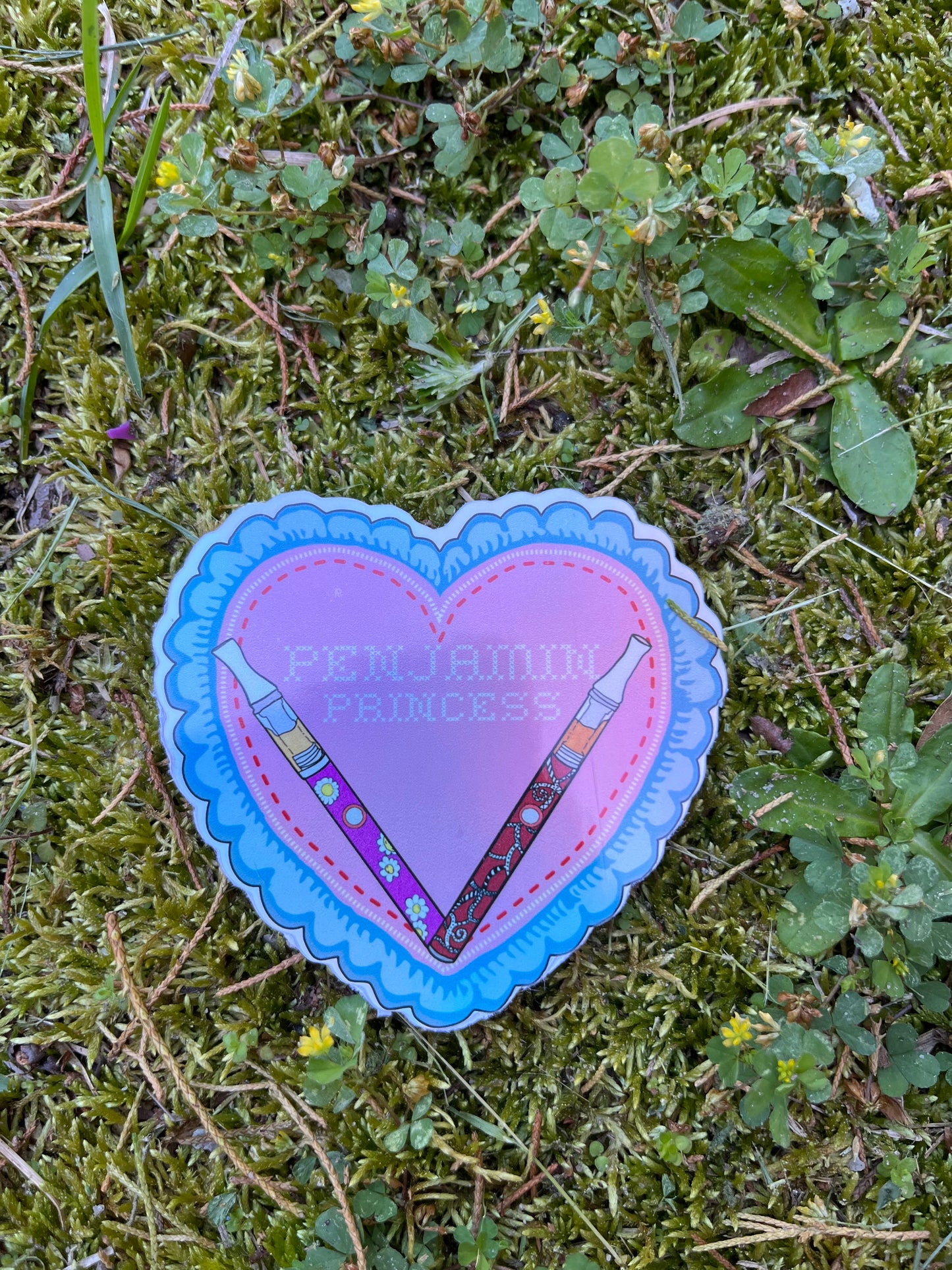 Penjamin Princess Holographic Sticker