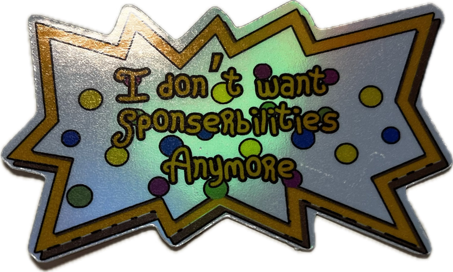 Sponserbilities Holographic Waterproof Sticker