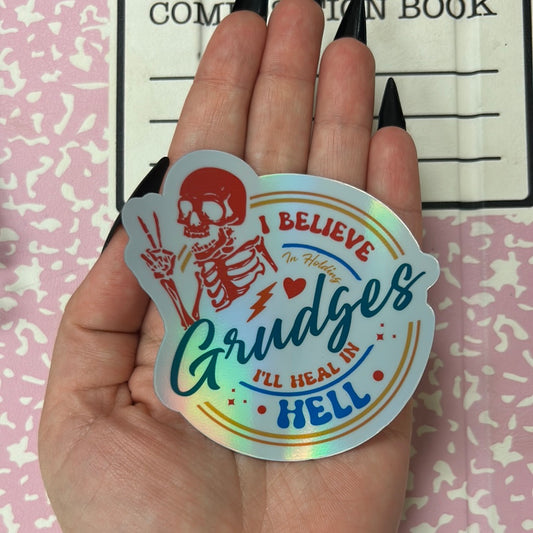 Grudges Holographic Sticker