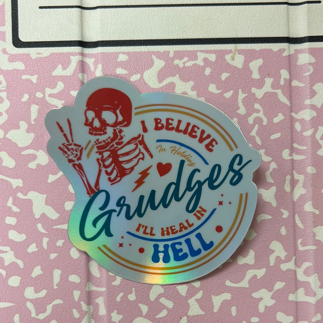 Grudges Holographic Sticker