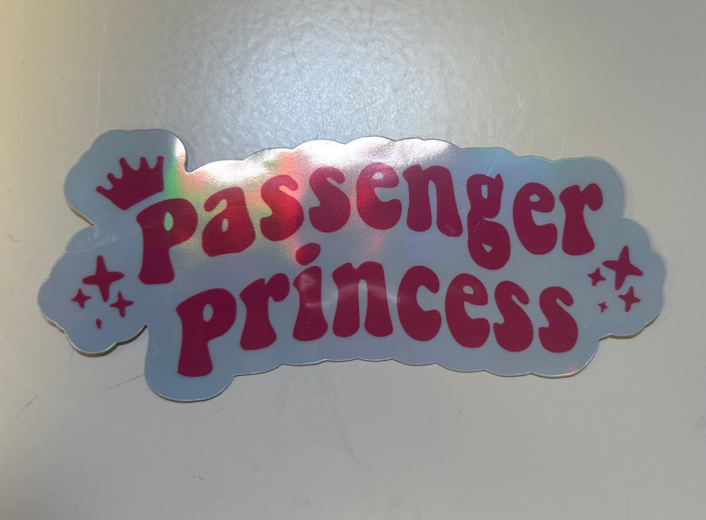 Passenger Princess Holographic Sticker