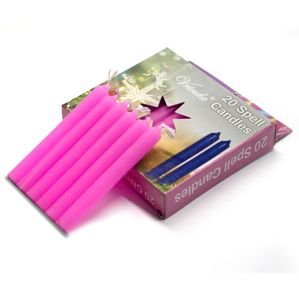 Pink Chime Candles (20 Pack)