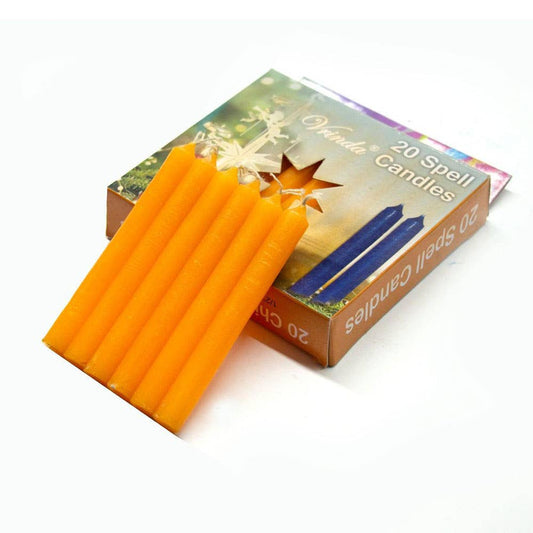 Orange Chime Candles (20 Pack)