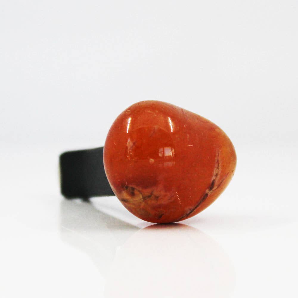 Carnelian Gemstone Car Vent Clip