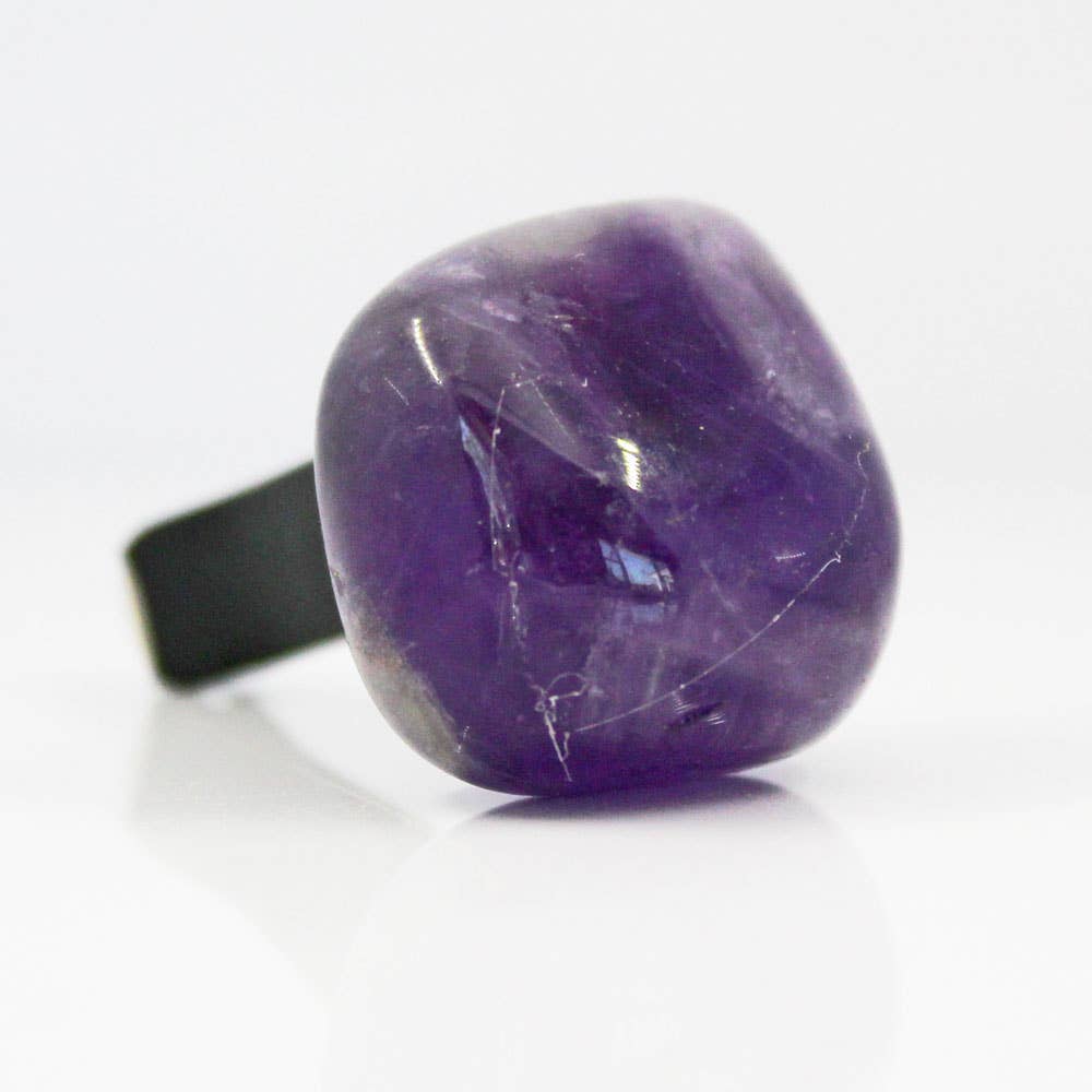 Amethyst Gemstone Car Vent Clip