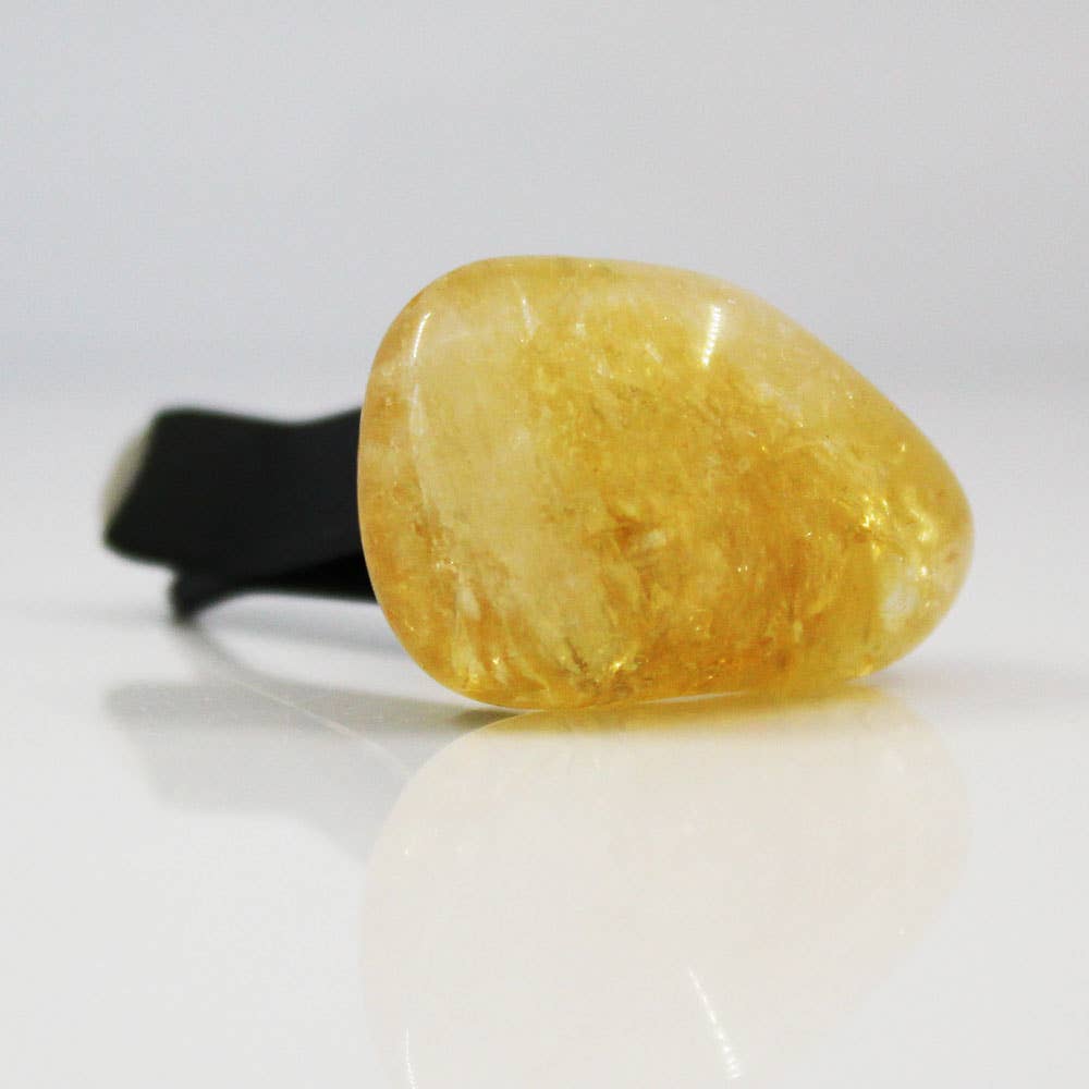 Citrine Gemstone Car Vent Clip