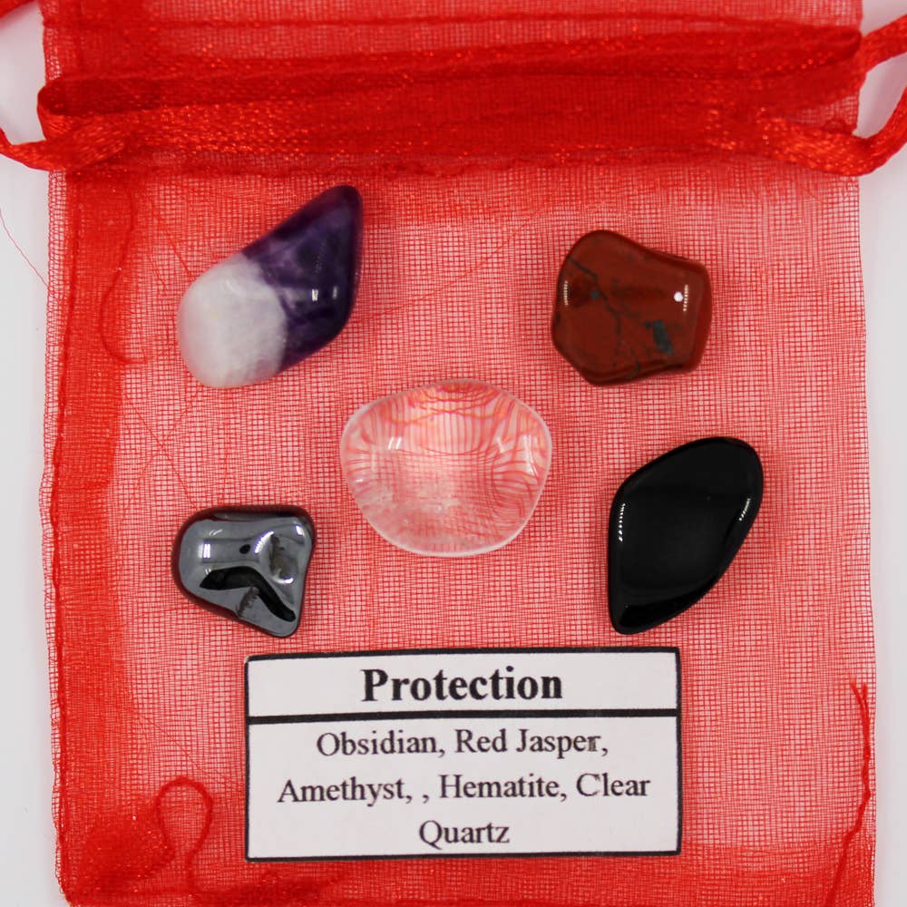 Protection Gemstone Mojo Bag