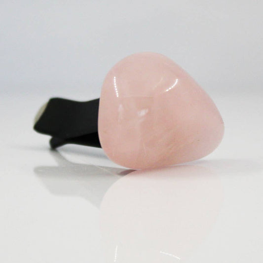 Rose Quartz Gemstone Car Vent Clip